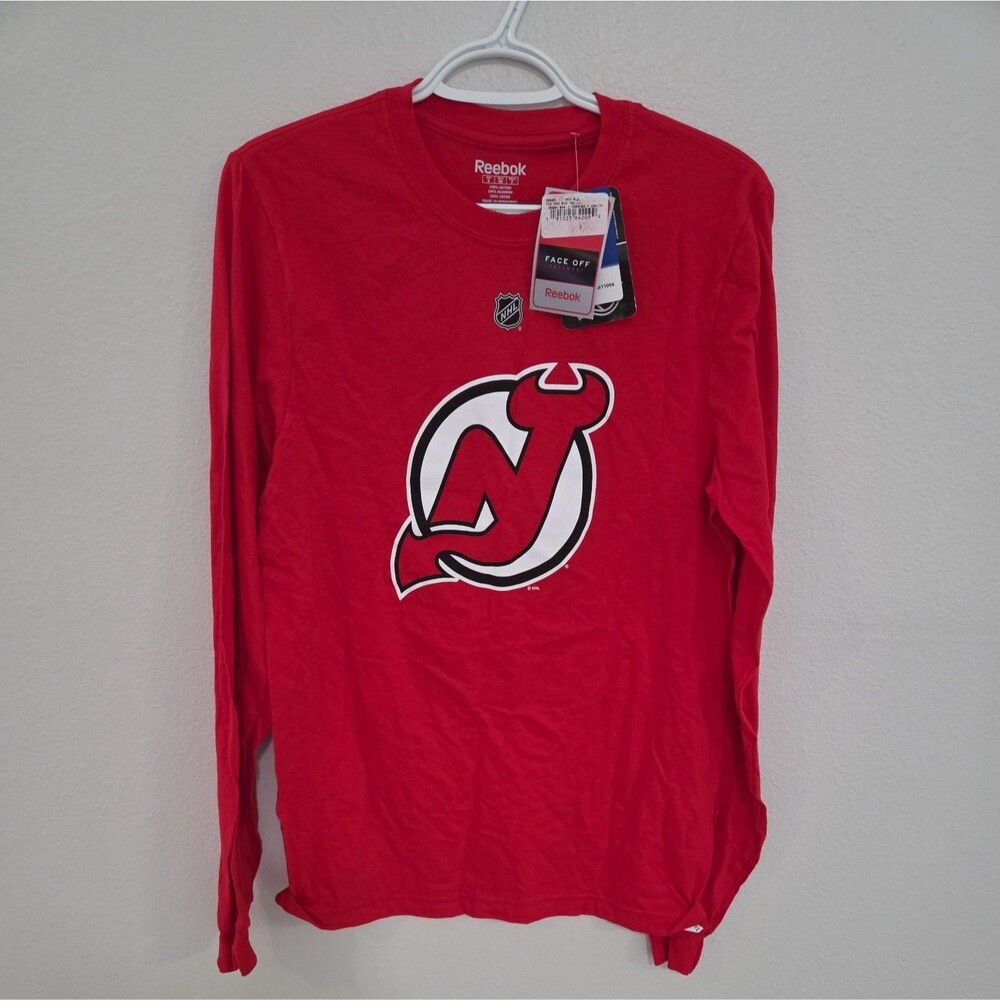 NWT Reebok New Jersey Devil's #9 Taylor Hall Long Sleeve Shirt NHL 07/2016